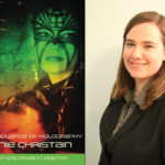 The Vanguards of Holography book cover and Annie Christain author photo